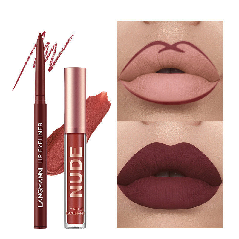Lip Liner And Lipstick Set