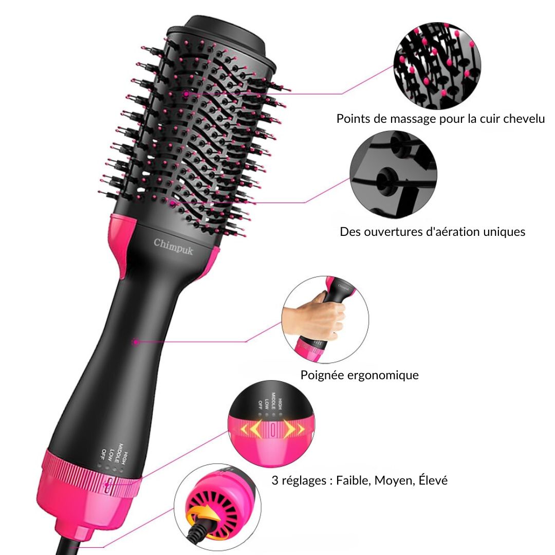 AirGlam - Hair Dryer Brush