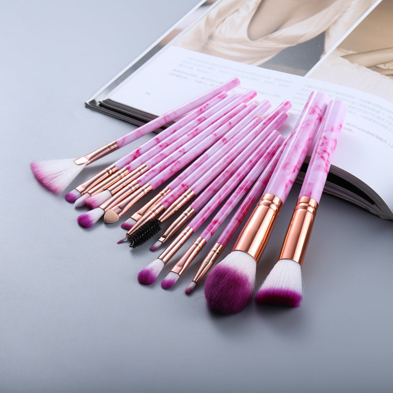 Marble Makeup Brush Set