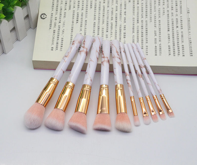 Marble Makeup Brush Set