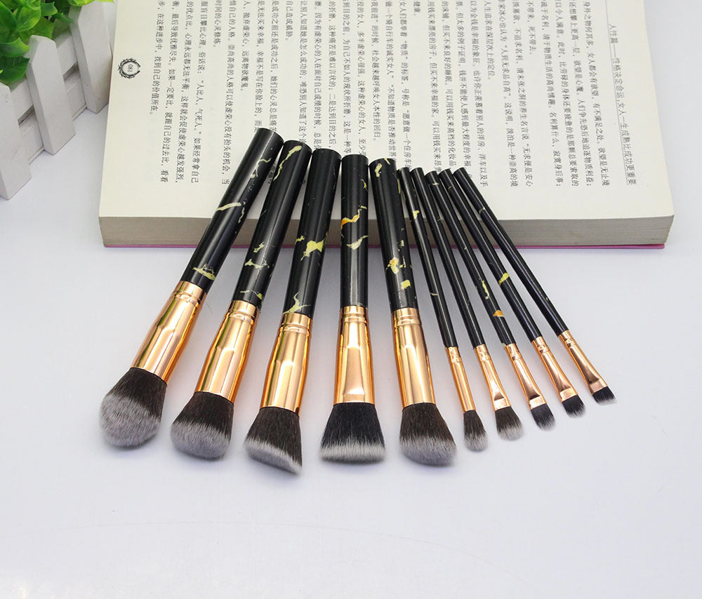 Marble Makeup Brush Set