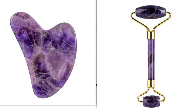 Amethyst Roller Gua Sha Massager