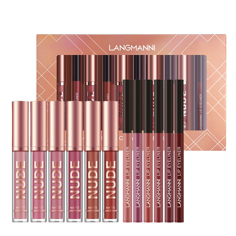 Lip Liner And Lipstick Set