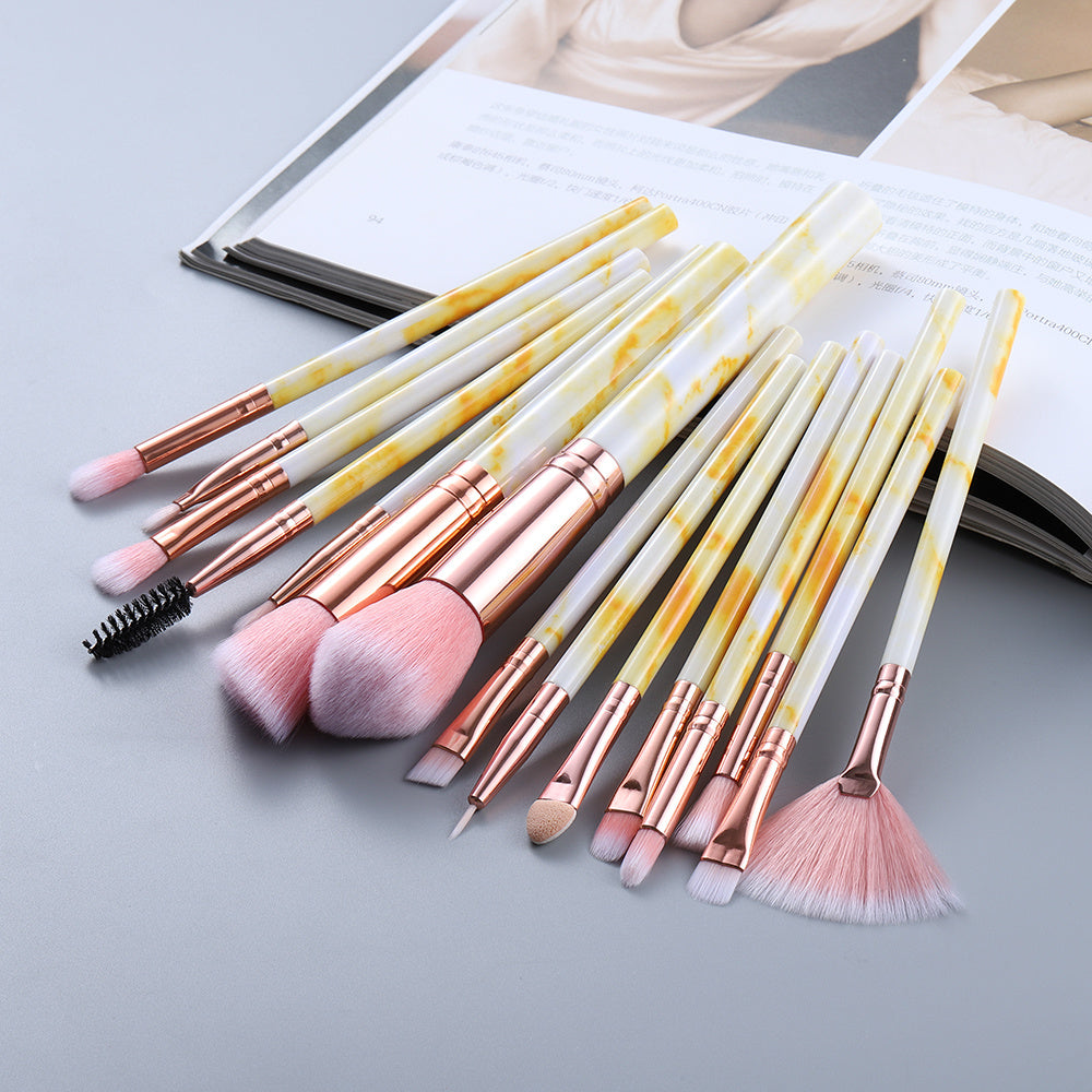 Marble Makeup Brush Set