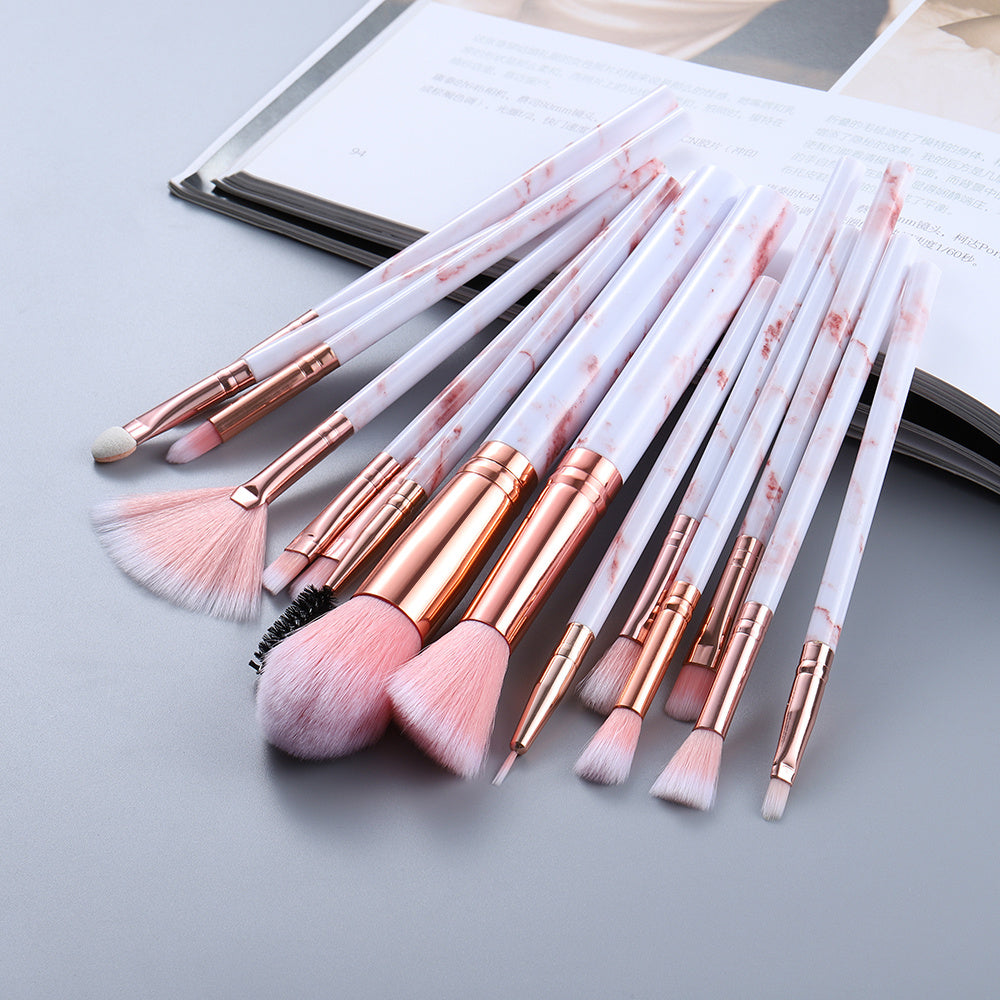 Marble Makeup Brush Set