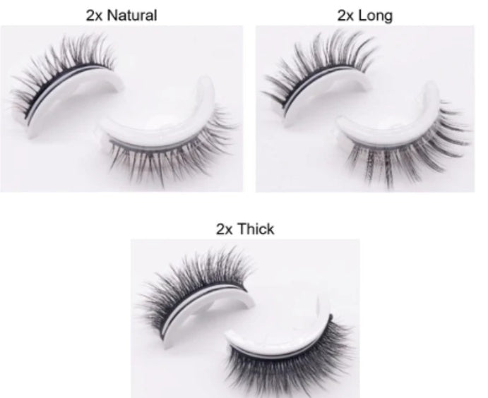 Reusable Natural Glue Free Eyelashes